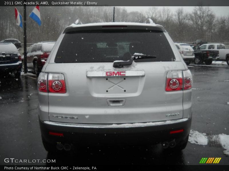 Quicksilver Metallic / Ebony 2011 GMC Acadia SL AWD