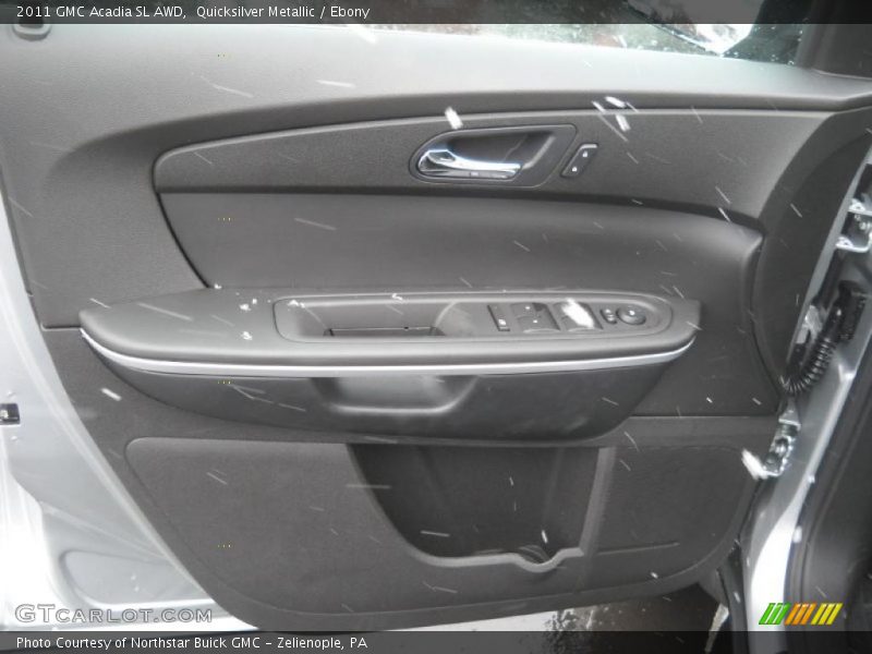 Quicksilver Metallic / Ebony 2011 GMC Acadia SL AWD