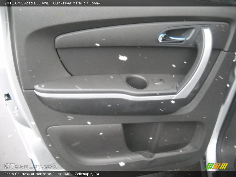 Quicksilver Metallic / Ebony 2011 GMC Acadia SL AWD