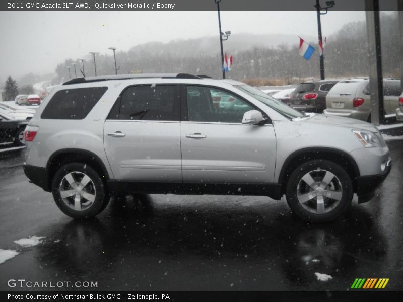 Quicksilver Metallic / Ebony 2011 GMC Acadia SLT AWD