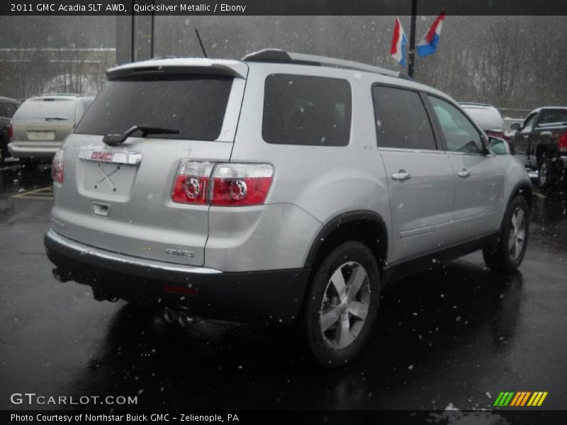 Quicksilver Metallic / Ebony 2011 GMC Acadia SLT AWD