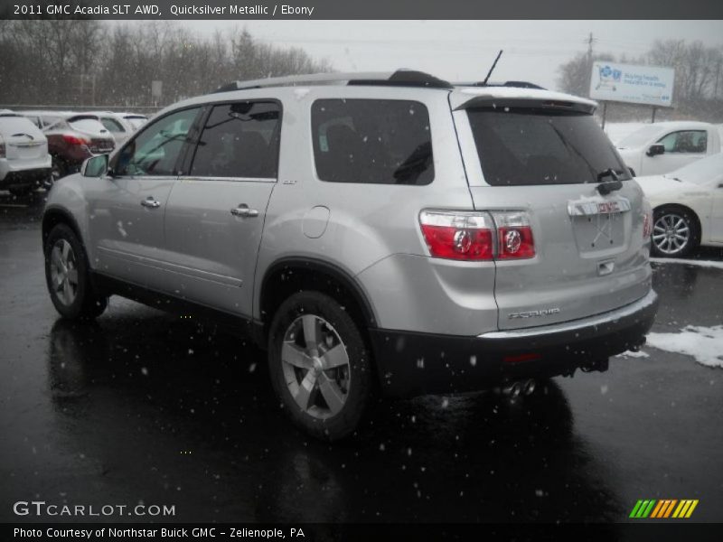 Quicksilver Metallic / Ebony 2011 GMC Acadia SLT AWD