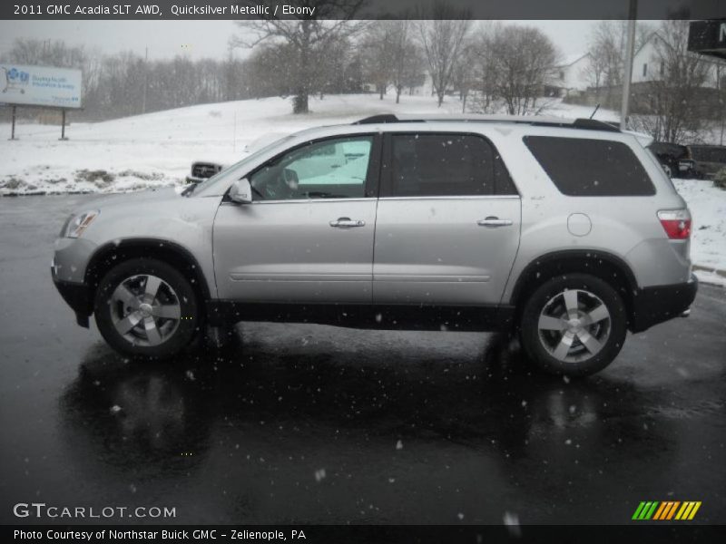 Quicksilver Metallic / Ebony 2011 GMC Acadia SLT AWD