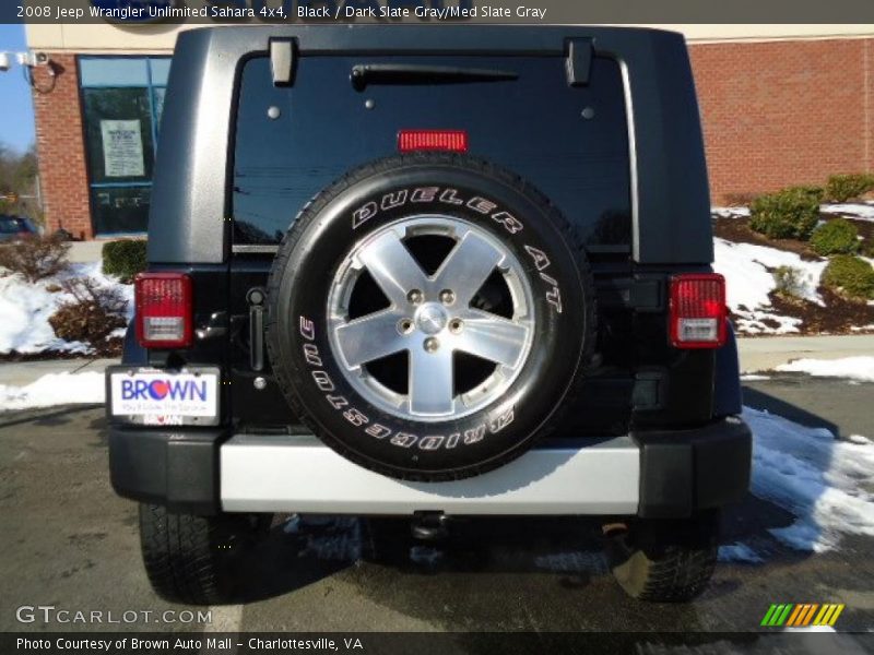 Black / Dark Slate Gray/Med Slate Gray 2008 Jeep Wrangler Unlimited Sahara 4x4