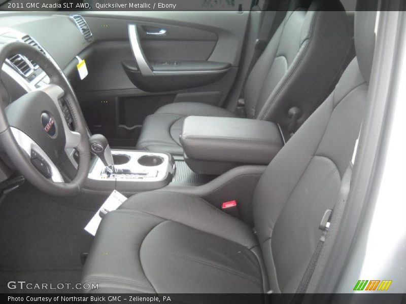 Quicksilver Metallic / Ebony 2011 GMC Acadia SLT AWD