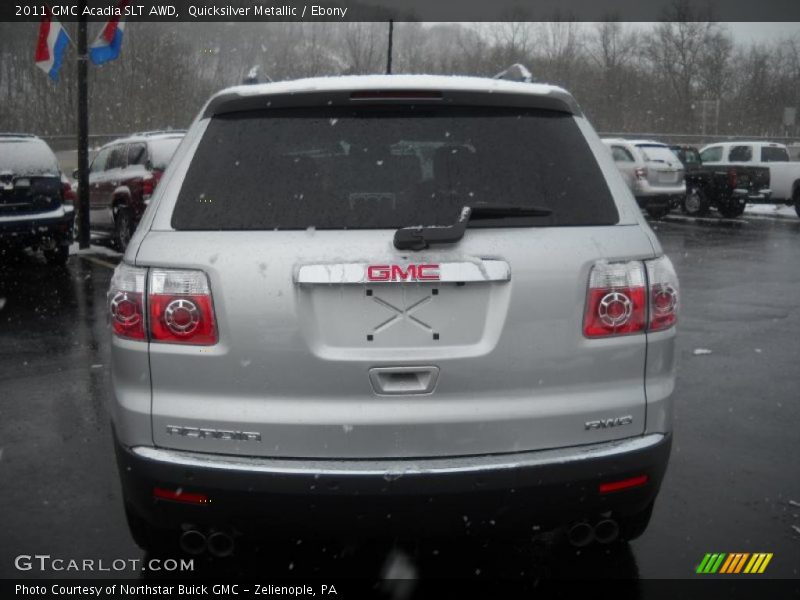 Quicksilver Metallic / Ebony 2011 GMC Acadia SLT AWD