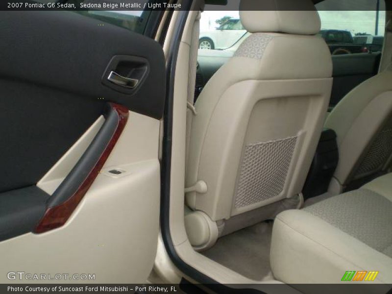 Sedona Beige Metallic / Light Taupe 2007 Pontiac G6 Sedan