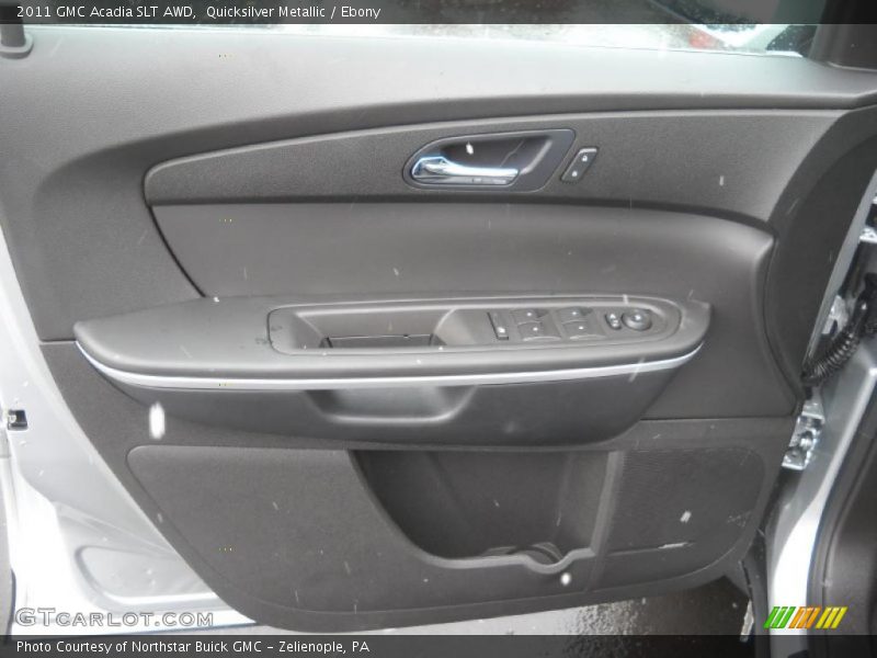 Quicksilver Metallic / Ebony 2011 GMC Acadia SLT AWD