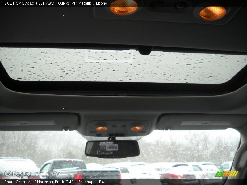 Quicksilver Metallic / Ebony 2011 GMC Acadia SLT AWD