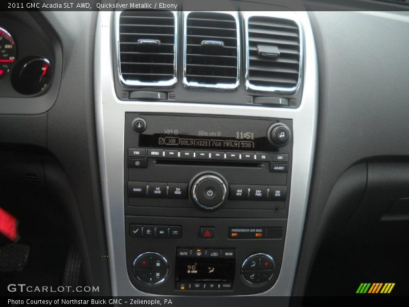 Quicksilver Metallic / Ebony 2011 GMC Acadia SLT AWD