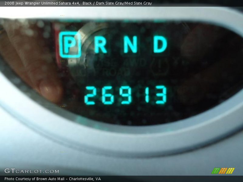 Black / Dark Slate Gray/Med Slate Gray 2008 Jeep Wrangler Unlimited Sahara 4x4