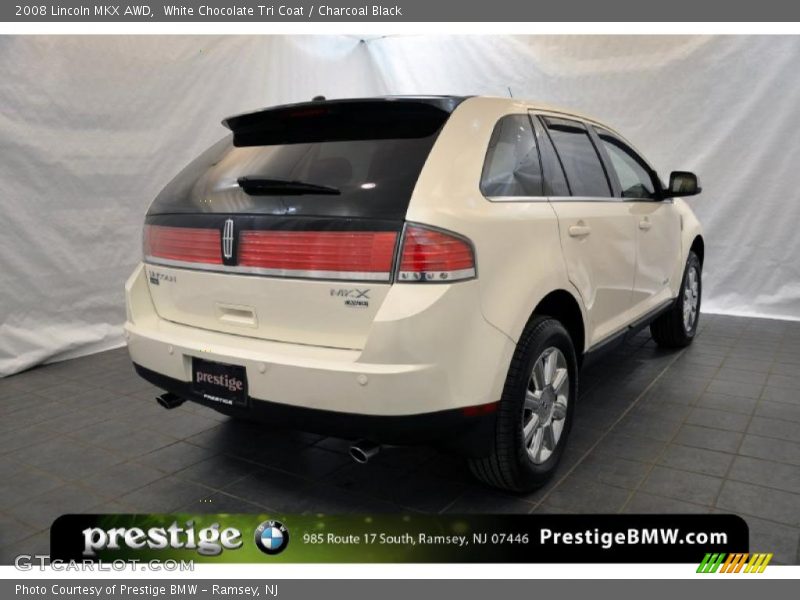 White Chocolate Tri Coat / Charcoal Black 2008 Lincoln MKX AWD