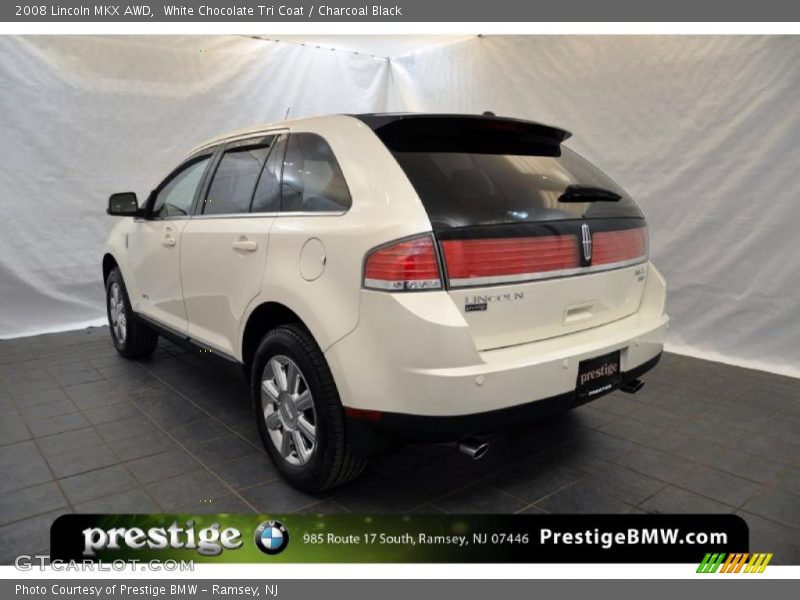 White Chocolate Tri Coat / Charcoal Black 2008 Lincoln MKX AWD