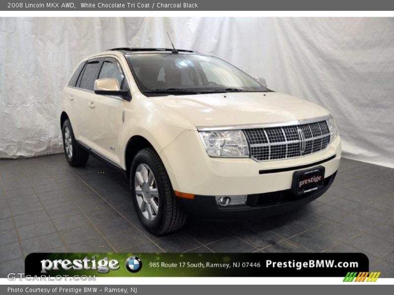 White Chocolate Tri Coat / Charcoal Black 2008 Lincoln MKX AWD