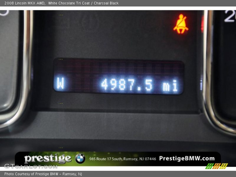 White Chocolate Tri Coat / Charcoal Black 2008 Lincoln MKX AWD