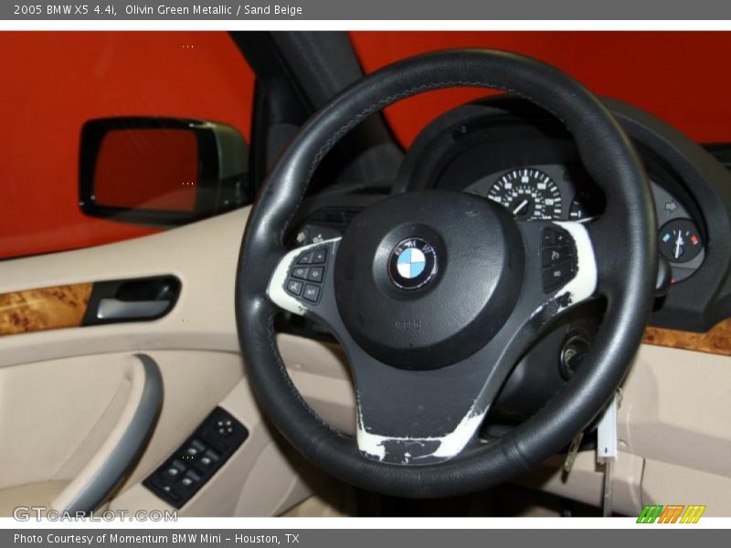 Olivin Green Metallic / Sand Beige 2005 BMW X5 4.4i