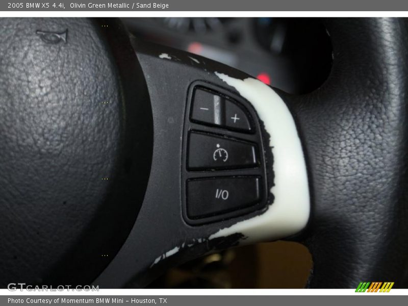 Olivin Green Metallic / Sand Beige 2005 BMW X5 4.4i