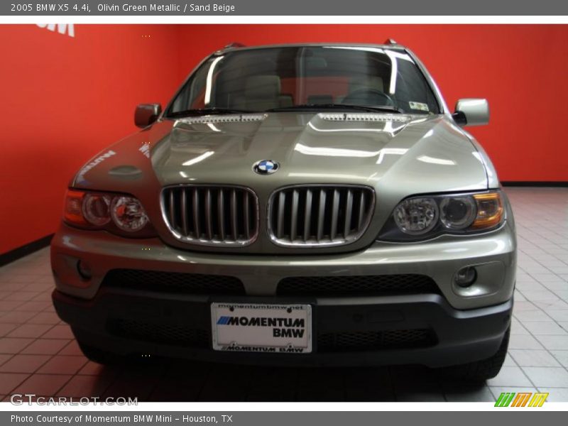 Olivin Green Metallic / Sand Beige 2005 BMW X5 4.4i