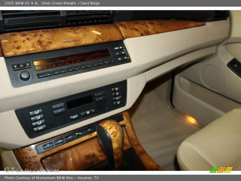 Olivin Green Metallic / Sand Beige 2005 BMW X5 4.4i