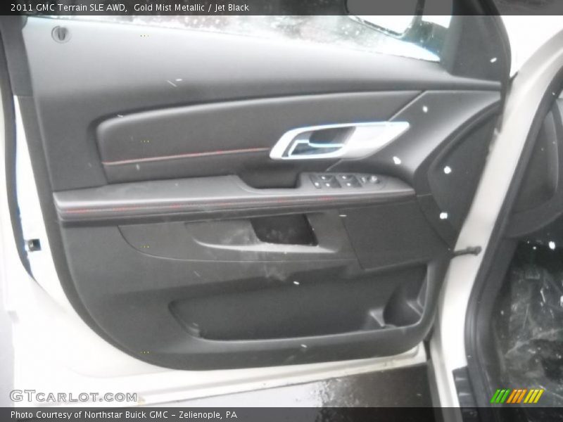 Gold Mist Metallic / Jet Black 2011 GMC Terrain SLE AWD