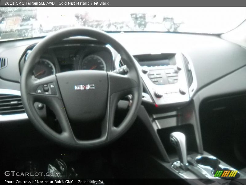 Gold Mist Metallic / Jet Black 2011 GMC Terrain SLE AWD