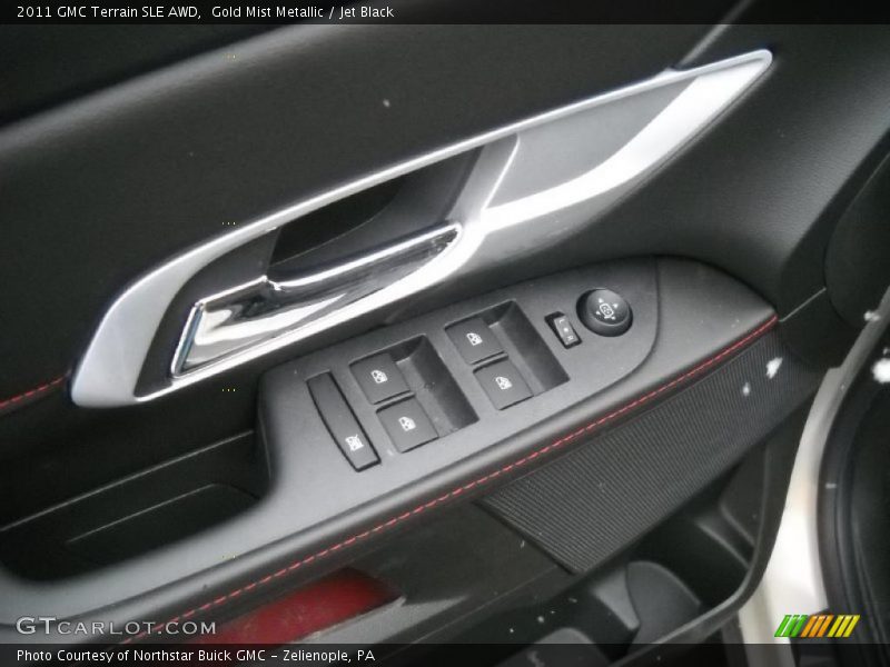 Gold Mist Metallic / Jet Black 2011 GMC Terrain SLE AWD