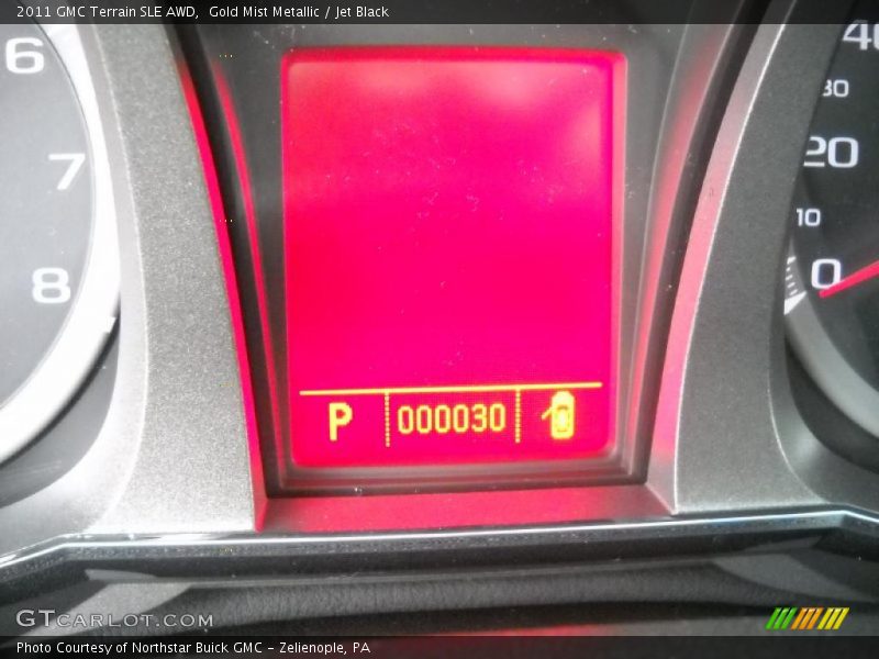 Gold Mist Metallic / Jet Black 2011 GMC Terrain SLE AWD