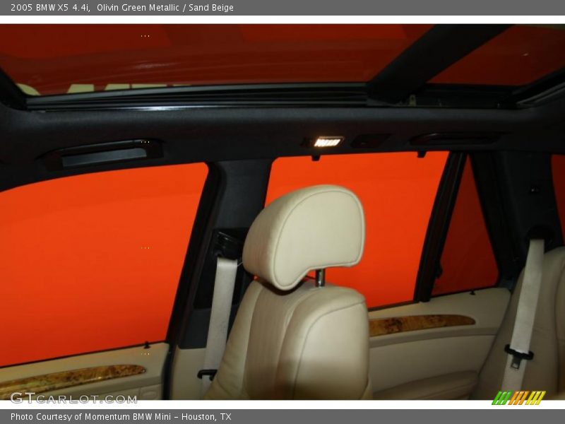 Olivin Green Metallic / Sand Beige 2005 BMW X5 4.4i