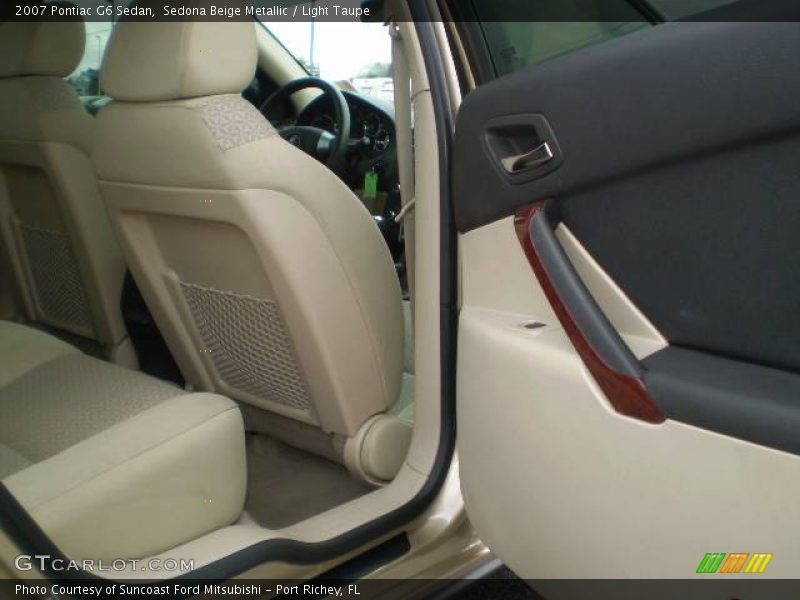 Sedona Beige Metallic / Light Taupe 2007 Pontiac G6 Sedan