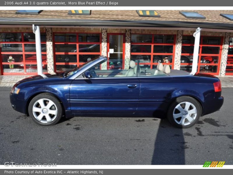  2006 A4 3.0 quattro Cabriolet Moro Blue Pearl Effect