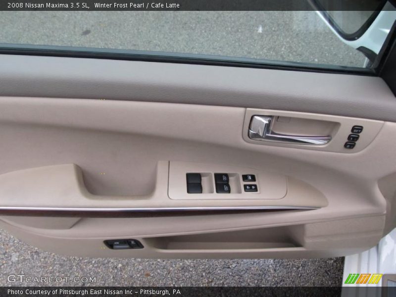 Winter Frost Pearl / Cafe Latte 2008 Nissan Maxima 3.5 SL