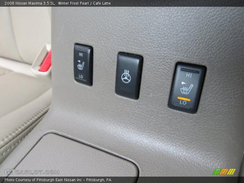 Winter Frost Pearl / Cafe Latte 2008 Nissan Maxima 3.5 SL