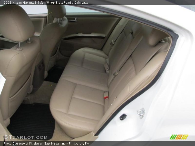 Winter Frost Pearl / Cafe Latte 2008 Nissan Maxima 3.5 SL