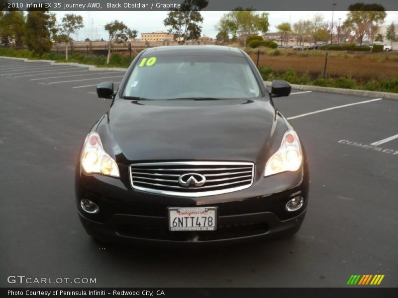 Black Obsidian / Graphite 2010 Infiniti EX 35 Journey AWD