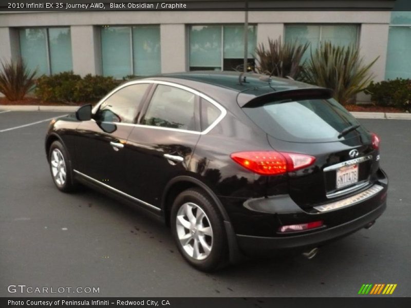 Black Obsidian / Graphite 2010 Infiniti EX 35 Journey AWD