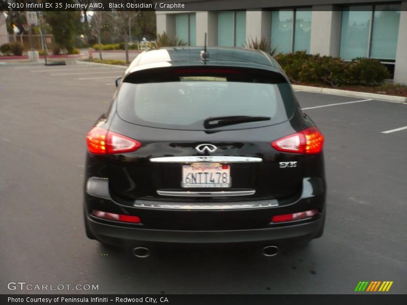 Black Obsidian / Graphite 2010 Infiniti EX 35 Journey AWD