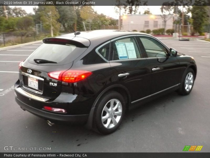 Black Obsidian / Graphite 2010 Infiniti EX 35 Journey AWD