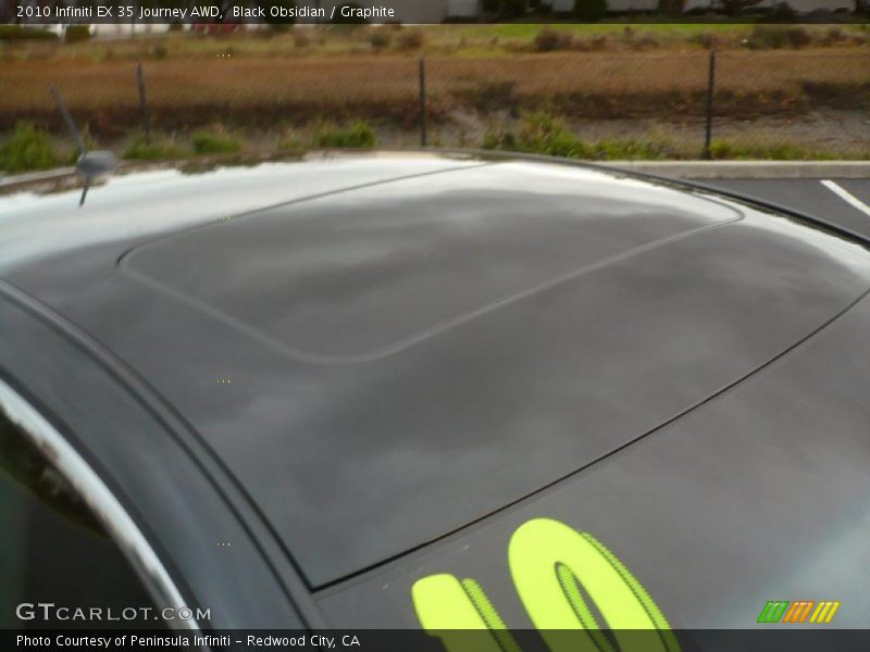 Black Obsidian / Graphite 2010 Infiniti EX 35 Journey AWD