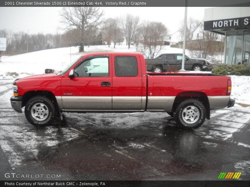  2001 Silverado 1500 LS Extended Cab 4x4 Victory Red