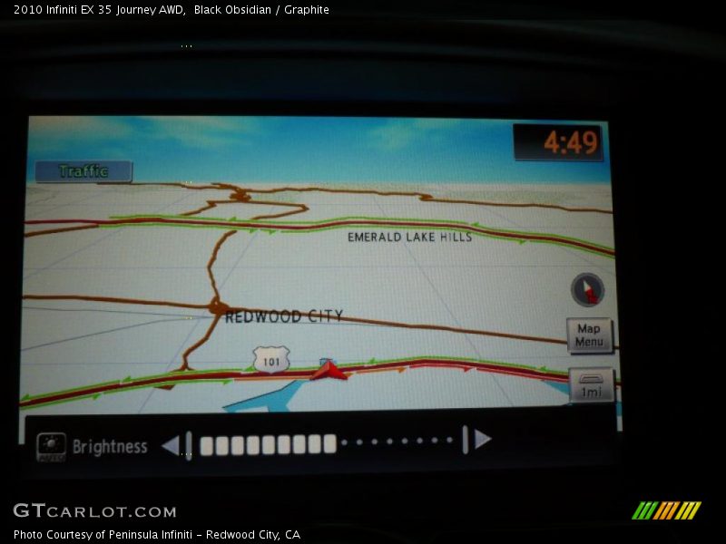 Black Obsidian / Graphite 2010 Infiniti EX 35 Journey AWD