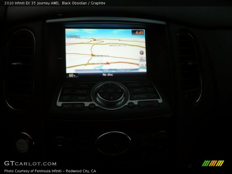 Black Obsidian / Graphite 2010 Infiniti EX 35 Journey AWD