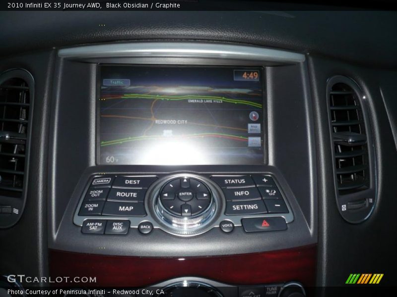 Controls of 2010 EX 35 Journey AWD