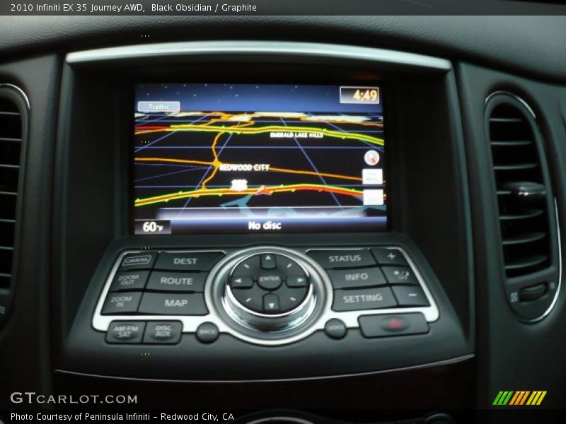Navigation of 2010 EX 35 Journey AWD