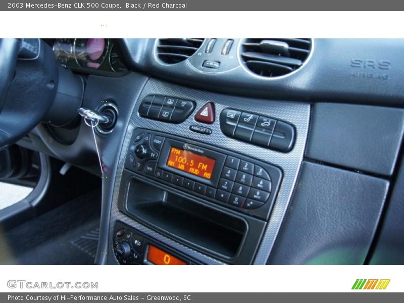 Controls of 2003 CLK 500 Coupe