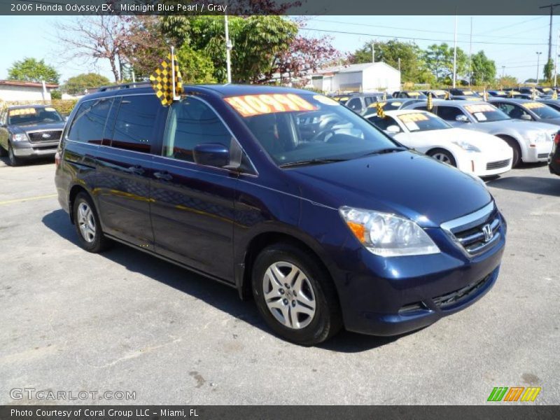 Midnight Blue Pearl / Gray 2006 Honda Odyssey EX