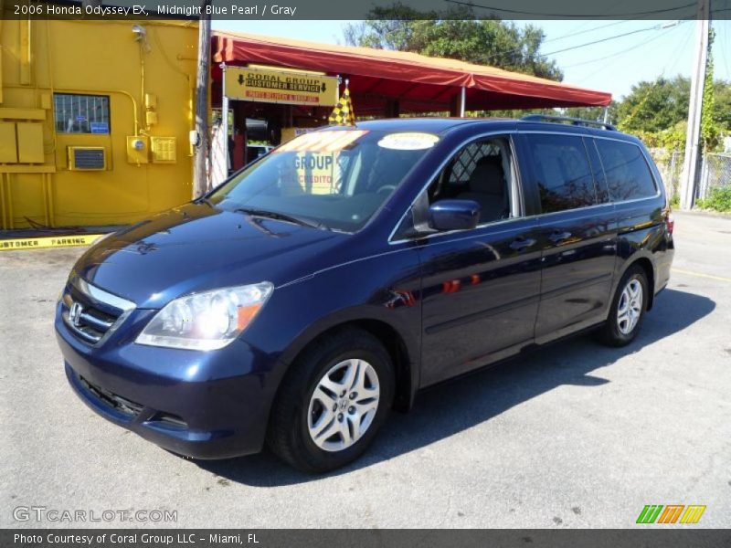 Midnight Blue Pearl / Gray 2006 Honda Odyssey EX