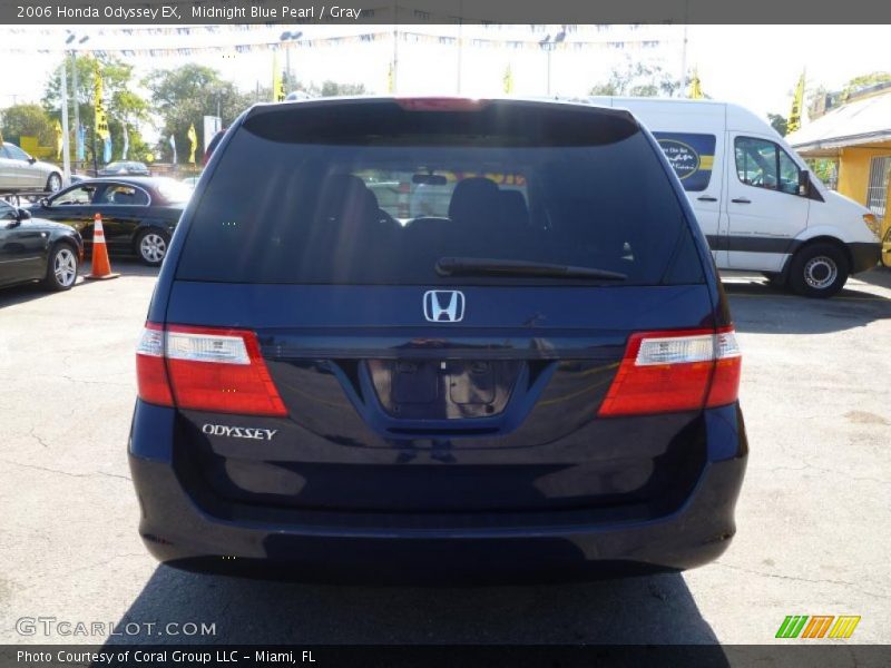 Midnight Blue Pearl / Gray 2006 Honda Odyssey EX