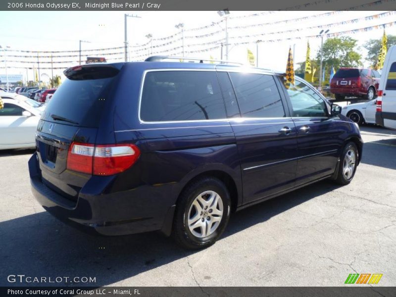 Midnight Blue Pearl / Gray 2006 Honda Odyssey EX