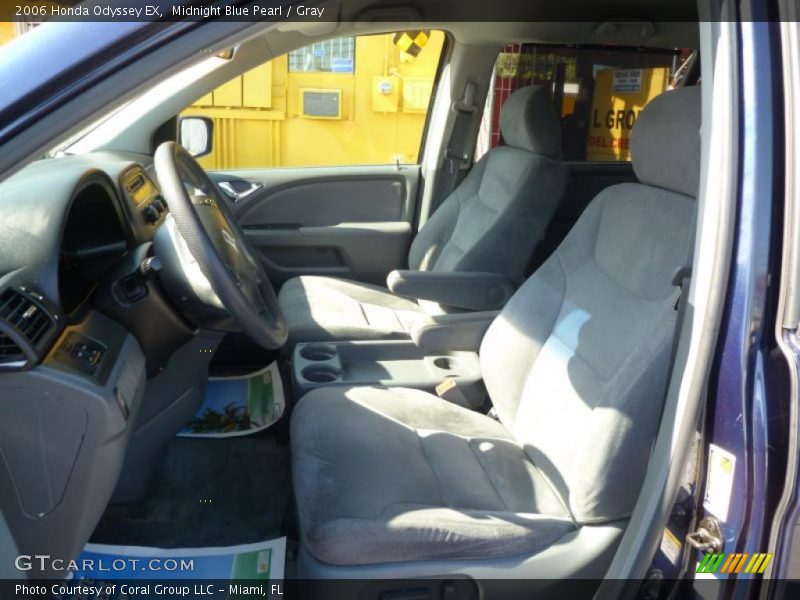 Midnight Blue Pearl / Gray 2006 Honda Odyssey EX