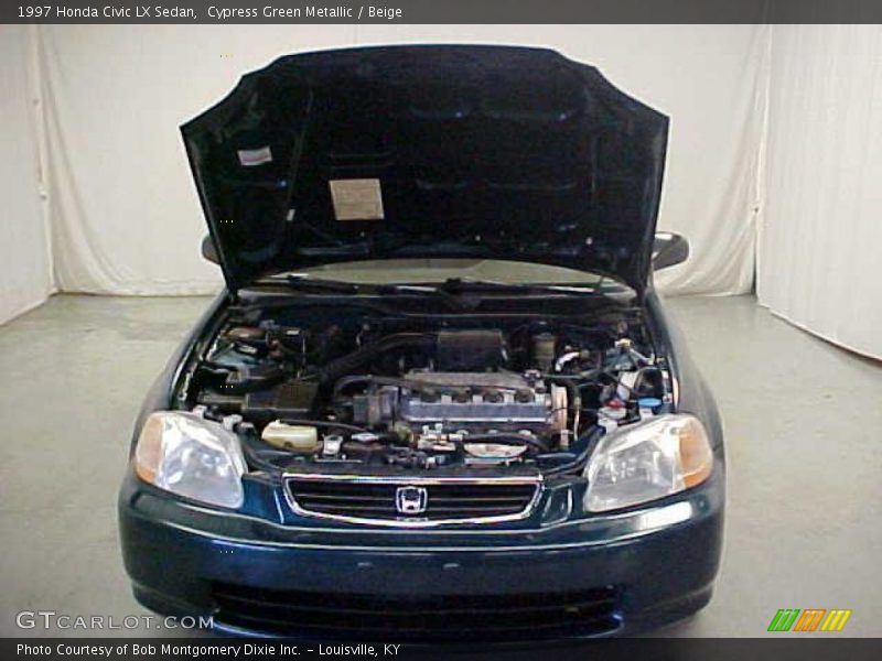 Cypress Green Metallic / Beige 1997 Honda Civic LX Sedan
